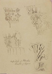 Temple Of Azani, Capitals Of Pilasters — Miner Kilbourne Kellogg