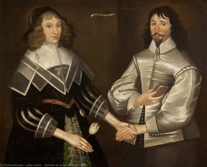 Portrait Of An Unknown Couple — John Souch