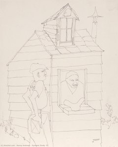 Symbols Study #37 — Benny Andrews
