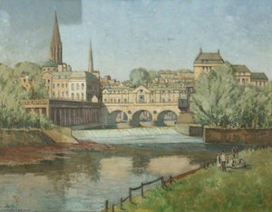 Pulteney Bridge, Bath — James Patchell Chettle
