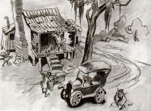 Sharecropper's Shack — Thomas Hart Benton