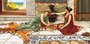 Knuckle Bones — R.b.a John William Godward