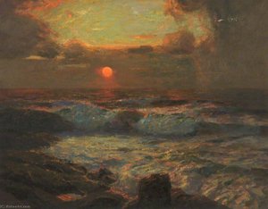 Sunset at Land's End, Cornwall