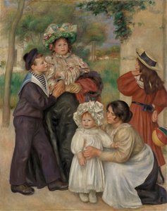 The Family Of The Artist — Pierre-auguste Renoir