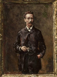 Portrait Of Artur Gruszecki, Sketch — Aleksander Gierymski