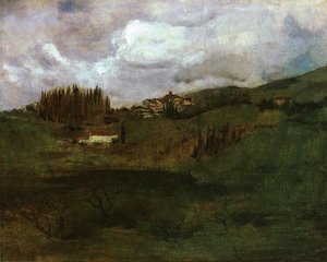 Tuscan Landscape — John Henry Twachtman