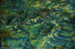 Italian landscape, detail from the 'Galleria delle