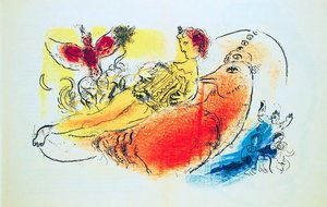 The Accordionist — Marc Chagall