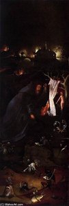 Hermit Saints Triptych (left Panel) — Hieronymus Bosch, Surrealist Movement