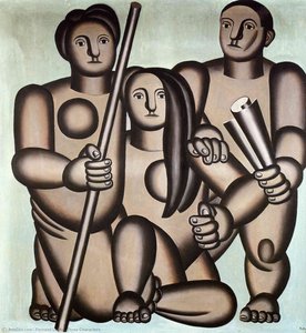 Three Characters — Fernand Léger, Cubism