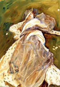 Woman Reclining — John Singer Sargent, American Impressionism