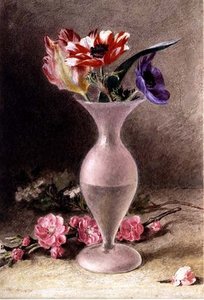 Glass Vase And Flowers — William Henry Hunt
