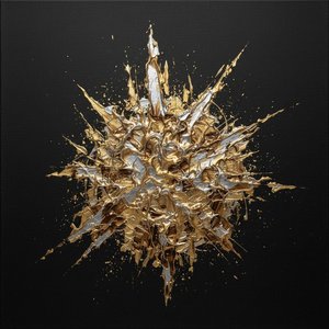 Celestial Expansion in Molten Gold: A Singular Monument of Radiant Metallic Chaos