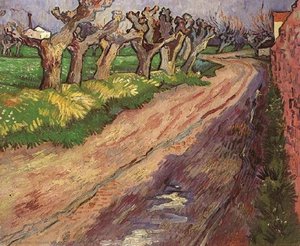 Sonnenuntergang Mit Bäumen — Vincent Willem Van Gogh