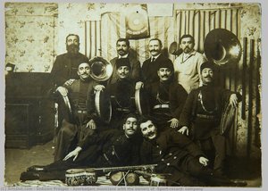 Azerbaijani Musicians With The Owners Of “sport-record” Company — Unkown Prosper