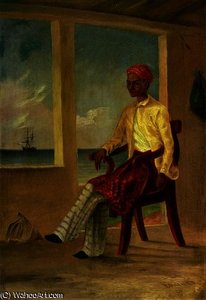 A Malay Native Of Batavia At Copang — Thomas Baines