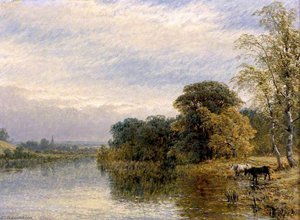 Landscape, River Scene — Henry Thomas Dawson