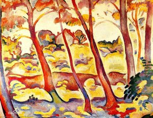 Landscape At La Ciotat — Georges Braque, Cubist Landscape