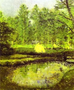 Landscape At Blainville — Marcel Duchamp, Post-impressionism