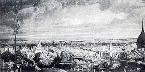 Boston From Pemberton Hill, (painting) — Robert W. Salmon