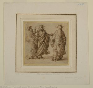 Three Figures Disputing