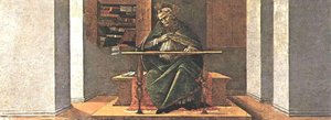 St Augustine In His Cell (san Marco Altarpiece) — Sandro Botticelli, Renaissance Humanism