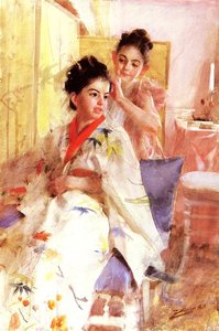 Froknarna Salomon — Anders Leonard Zorn