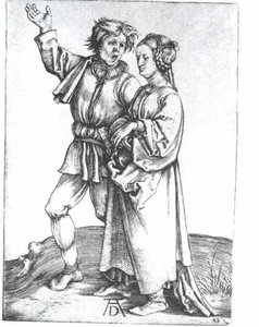 The Young Peasant And His Wife — Albrecht Dürer