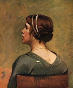 Head Of A Young Woman — Frank Duveneck