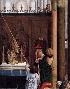 The Holy Kinship (detail) (12) — Geertgen Tot Sint Jans, Northern Renaissance