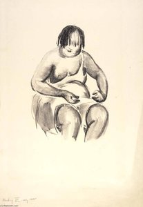 Mending Iii — Anne Goldthwaite