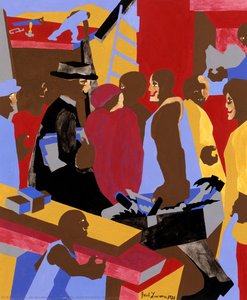 Community (study for mural, Jamaica, NY)