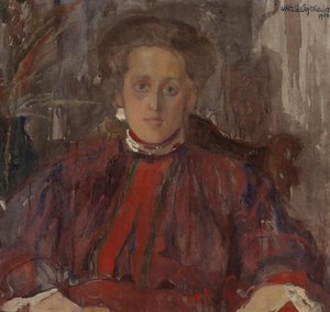 Portrait Of Eliza Pareńska Née Mühleisen — Witold Wojtkiewicz