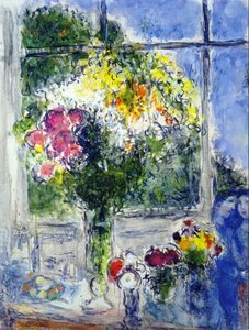 Ventana En El Estudio Del Artista — Marc Chagall