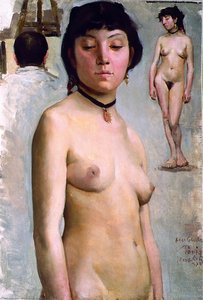 Study Of A Nude — Аксел Гален-калела