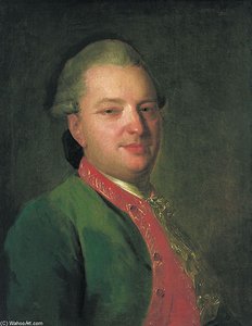 Portrait Of Vasily Maykov — Fyodor Stepanovich Rokotov