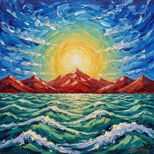 Celestial Resonance: An Infinite Solstice — Marc Duvallier, Surrealism
