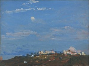 Moonrise, Tangier — Sir John Lavery