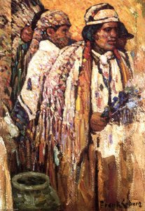 Indians In Ceremonial Robes — Frank Coburn