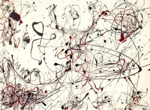 Number 4, 1948. Gray And Red — Paul Jackson Pollock