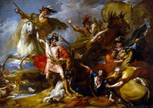Alexander III of Scotland Rescued from the Fury of a Stag by the Intrepidity of Colin Fitzgerald ('The Death of the Stag')