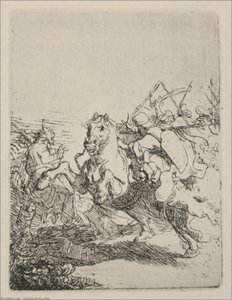 A Battle-piece — Rembrandt Van Rijn