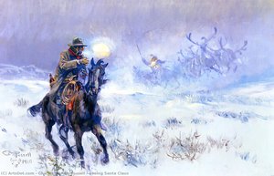 Seeing Santa Claus — Charles Marion Russell