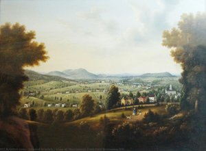View Of Morristown From Fort Nonsense Hill — Edward Kranich