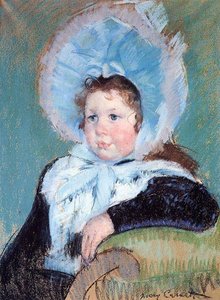 Dorothy In A Very Large Bonnet And A Dark Coat — Mary Stevenson Cassatt