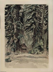 Evening At Carl Inn (progressive Proof No.44) — Chiura Obata