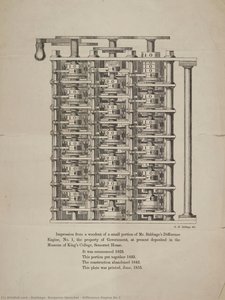 Máquina De Diferencias N.º 1 — Benjamin Herschel Babbage