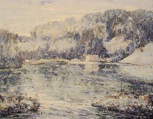 Winter, Spuytin Duyvil — Ernest Lawson