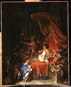 La Presentation Au Temple — Hyacinthe Rigaud, Baroque