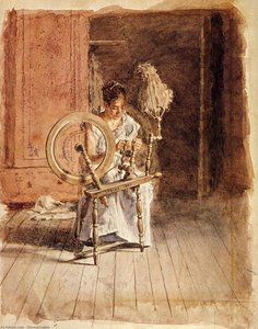 Spinning — Thomas Eakins